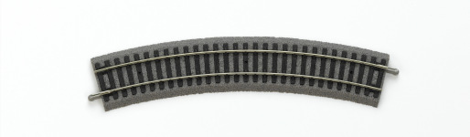 PIKO 55412 - H0 - Gebogenes Gleis mit Bettung R2 422 mm